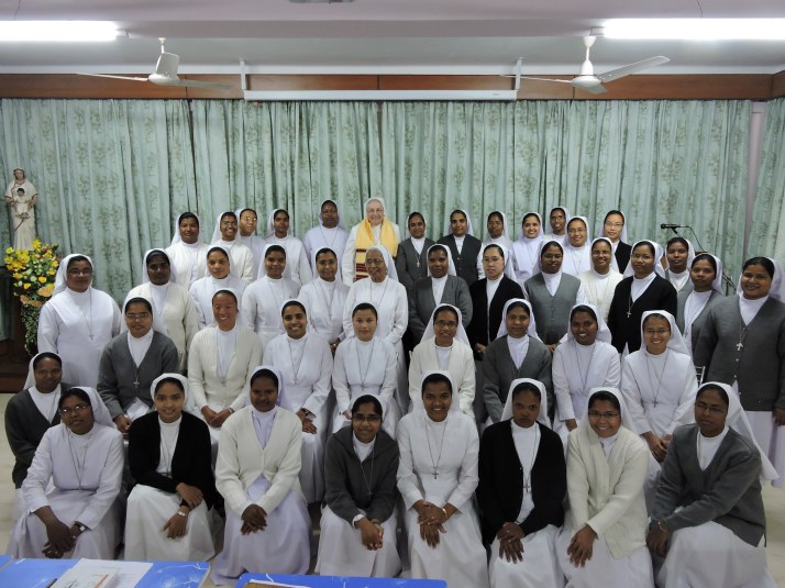 2.Group of Sisters encountered Mother General.JPG