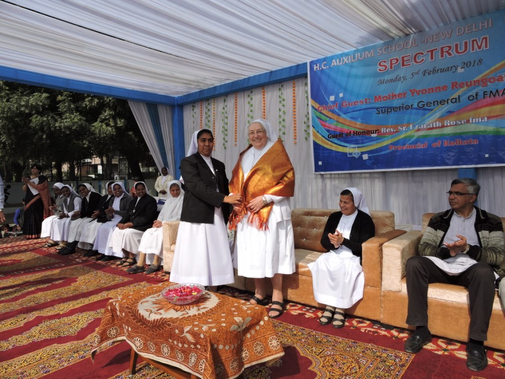 5.Auxilium Vasant Vihar  - Felicitation.JPG